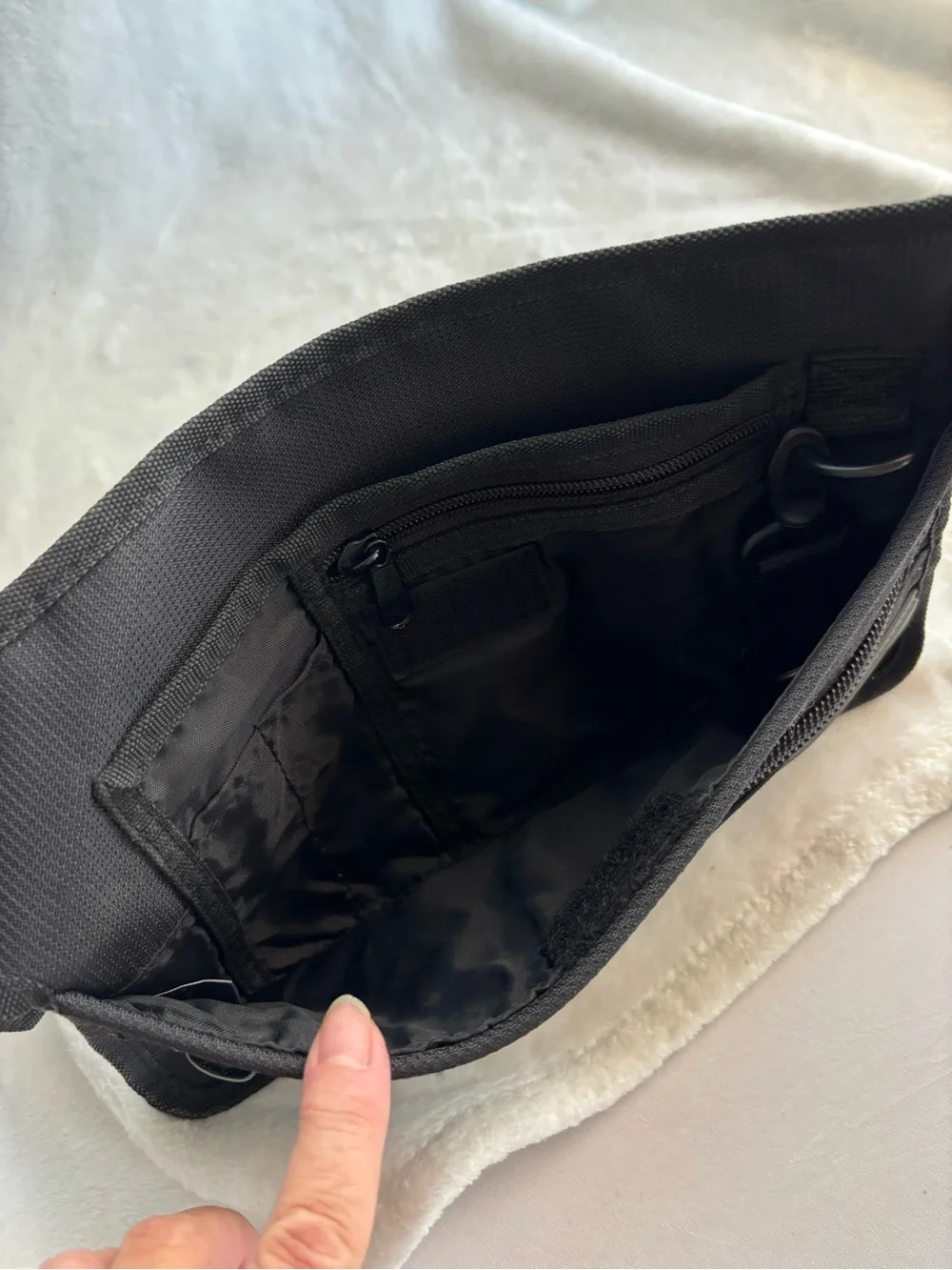 DIESEL Belt Bag Fanny Pack Black Adjustable Strap